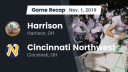 Recap: Harrison  vs. Cincinnati Northwest  2019