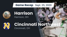 Recap: Harrison  vs. Cincinnati Northwest  2020