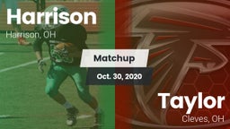 Matchup: Harrison  vs. Taylor  2020