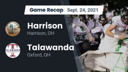 Recap: Harrison  vs. Talawanda  2021