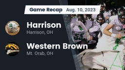 Recap: Harrison  vs. Western Brown  2023