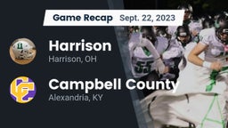 Recap: Harrison  vs. Campbell County  2023