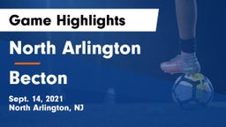 North Arlington  vs Becton Game Highlights - Sept. 14, 2021