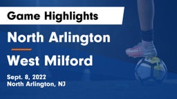 North Arlington  vs West Milford  Game Highlights - Sept. 8, 2022