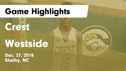 Crest  vs Westside  Game Highlights - Dec. 27, 2018