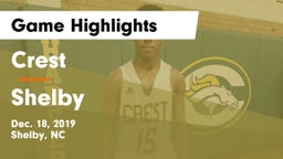 Crest  vs Shelby  Game Highlights - Dec. 18, 2019