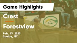 Crest  vs Forestview  Game Highlights - Feb. 13, 2023