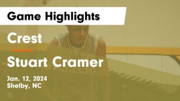 Crest  vs Stuart Cramer Game Highlights - Jan. 12, 2024