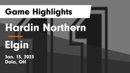 Hardin Northern  vs Elgin  Game Highlights - Jan. 13, 2023
