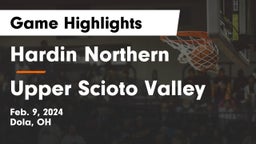 Hardin Northern  vs Upper Scioto Valley  Game Highlights - Feb. 9, 2024