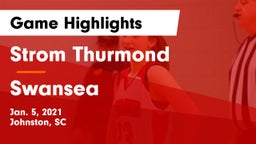 Strom Thurmond  vs Swansea  Game Highlights - Jan. 5, 2021