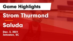 Strom Thurmond  vs Saluda  Game Highlights - Dec. 3, 2021