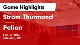 Strom Thurmond  vs Pelion  Game Highlights - Feb. 3, 2023