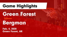 Green Forest  vs Bergman   Game Highlights - Feb. 4, 2020