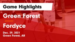Green Forest  vs Fordyce  Game Highlights - Dec. 29, 2021