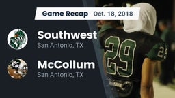Recap: Southwest  vs. McCollum  2018