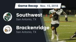 Recap: Southwest  vs. Brackenridge  2018
