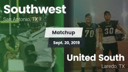 Matchup: Southwest High vs. United South  2019