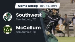 Recap: Southwest  vs. McCollum  2019