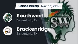 Recap: Southwest  vs. Brackenridge  2019