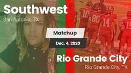 Matchup: Southwest High vs. Rio Grande City  2020