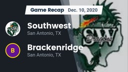 Recap: Southwest  vs. Brackenridge  2020