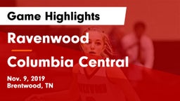 Ravenwood  vs Columbia Central  Game Highlights - Nov. 9, 2019