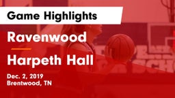 Ravenwood  vs Harpeth Hall  Game Highlights - Dec. 2, 2019
