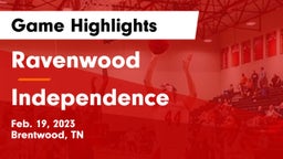 Ravenwood  vs Independence  Game Highlights - Feb. 19, 2023