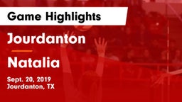 Jourdanton  vs Natalia  Game Highlights - Sept. 20, 2019