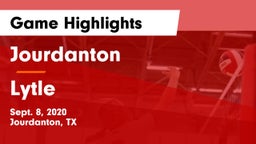 Jourdanton  vs Lytle  Game Highlights - Sept. 8, 2020