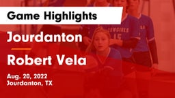 Jourdanton  vs Robert Vela  Game Highlights - Aug. 20, 2022