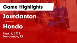 Jourdanton  vs Hondo  Game Highlights - Sept. 6, 2022