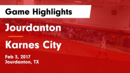 Jourdanton  vs Karnes City Game Highlights - Feb 3, 2017