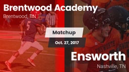 Matchup: Brentwood Academy vs. Ensworth  2017