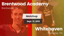 Matchup: Brentwood Academy vs. Whitehaven  2019