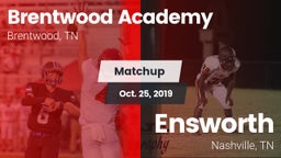 Matchup: Brentwood Academy vs. Ensworth  2019