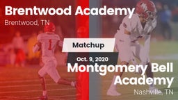 Matchup: Brentwood Academy vs. Montgomery Bell Academy 2020