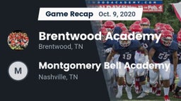 Recap: Brentwood Academy  vs. Montgomery Bell Academy 2020