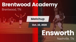 Matchup: Brentwood Academy vs. Ensworth  2020