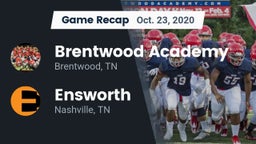 Recap: Brentwood Academy  vs. Ensworth  2020