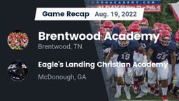Recap: Brentwood Academy  vs. Eagle's Landing Christian Academy  2022