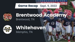 Recap: Brentwood Academy  vs. Whitehaven  2022