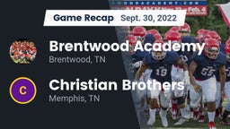 Recap: Brentwood Academy  vs. Christian Brothers  2022