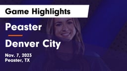 Peaster  vs Denver City  Game Highlights - Nov. 7, 2023
