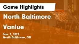North Baltimore  vs Vanlue  Game Highlights - Jan. 7, 2022