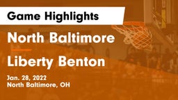 North Baltimore  vs Liberty Benton  Game Highlights - Jan. 28, 2022