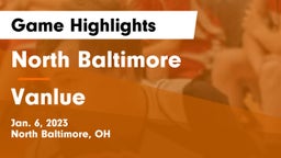 North Baltimore  vs Vanlue  Game Highlights - Jan. 6, 2023