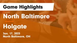 North Baltimore  vs Holgate  Game Highlights - Jan. 17, 2023