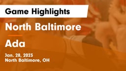 North Baltimore  vs Ada  Game Highlights - Jan. 28, 2023